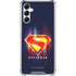 Superman 2025 Energy Shield Neon Emblem Galaxy A15 5G Clear Case